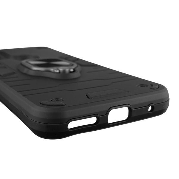 Чехол для телефона Motorola Moto G30 (989606) бронированный с кольцом-держателем на моторола г30 чёрный 0025645 фото