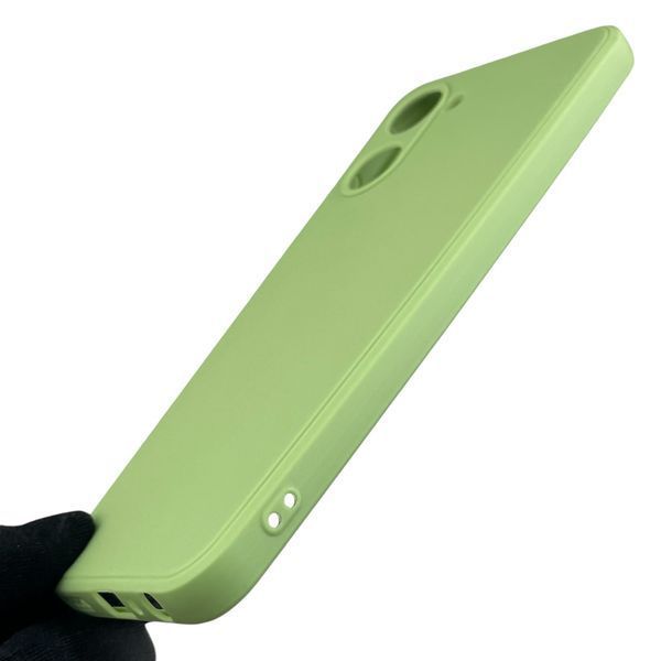 Чехол для Realme 10 4G с квадратными гранями с защитой камеры на реалми 10 4г фисташковый 0012481 фото