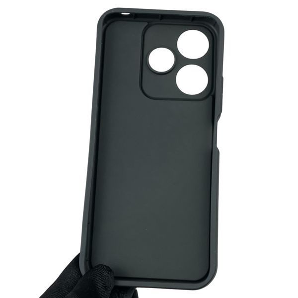 Чохол для Xiaomi Poco M6 з 3д малюнком дитячий жіночий об'ємний на сяомі поко м6 чорний 0011930 фото