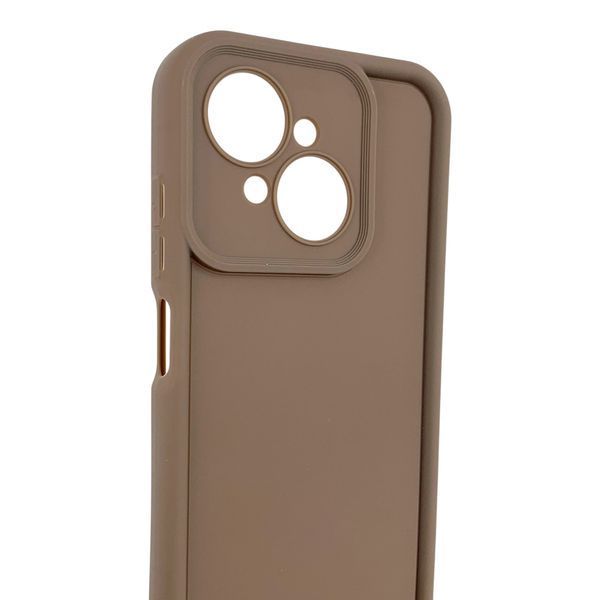 Чехол силиконовый Soft Touch для Tecno Spark Go 2025 коричневый (Полная защита камеры) 0054461 фото