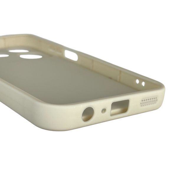 Чехол силиконовый оригинальный Soft Touch с 3D принтом смешного теда мишки для Oppo A3x молочный (Полная защита камеры) 0048437 фото