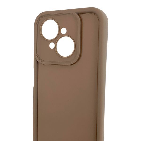 Чехол силиконовый Soft Touch для Tecno Spark Go 2025 коричневый (Полная защита камеры) 0054461 фото