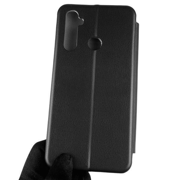 Чехол-книжка для Realme C3 с подставкой на реалми с3 чёрная 0000553 фото