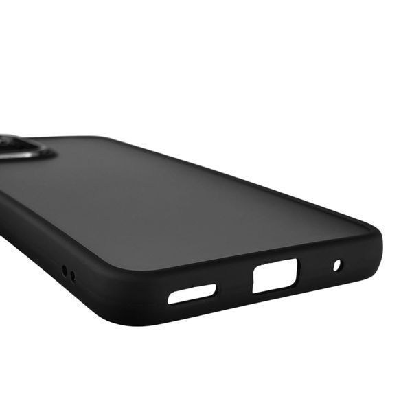 Чохол для Motorola Moto E13 PAXT0034 протиударний матовий напівпрозорий з високими бортами на моторола е13 чорний 0000753 фото