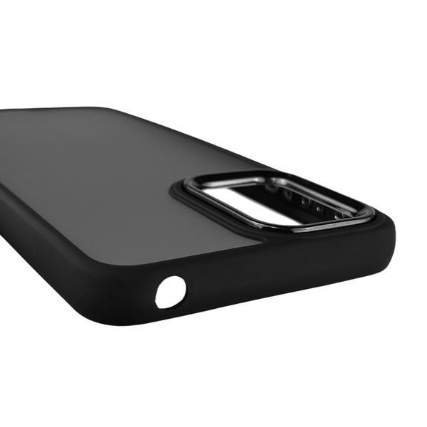 Чохол для Motorola Moto E13 PAXT0034 протиударний матовий напівпрозорий з високими бортами на моторола е13 чорний 0000753 фото