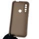 Чехол силиконовый Soft Touch для Huawei P Smart Z коричневый (Полная защита камеры) 0043951 фото 3