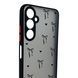 Чехол для телефона Samsung Galaxy A05S (SM-A057) с 3D принтом бантики с сердцами с высокими бортами черный 0059367 фото 3