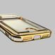 Чохол для Apple iPhone Xs із золотою окантовкою з кишенькою для карток на айфон Хс золотий 0013191 фото 6
