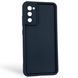 Чехол силиконовый Soft Touch для Samsung Galaxy S20 FE черный (Полная защита камеры) 0054022 фото 1