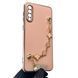 Чехол для телефона Samsung Galaxy A50s (SM-A507F) женский с ремешком и украшениями и золотой окантовкой на самсунг а50с пудровый gs1 0016337 фото 1