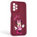 Чехол силиконовый Soft Touch с 3D принтом волшебной минни маус для Samsung Galaxy A23 5G бордовый (Полная защита камеры) 0050283 фото 1