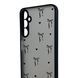 Чехол для телефона Samsung Galaxy A05S (SM-A057) с 3D принтом бантики с сердцами с высокими бортами черный 0059367 фото 4