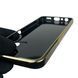 Чохол для OPPO A16S глянцевий з кільцем MagSafe із золотою окантовкою на оппо а16с чорний gs1 0022725 фото 4