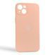 Чехол Silicone Case для Apple iPhone 13 грейпфрутовый (soft touch, кольца камеры, микрофибра) 0061940 фото 1