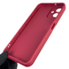 Чохол силіконовий Soft Touch з 3D принтом для Samsung Galaxy A06 (SM-A065) бордовий (Повний захист камери) 0040381 фото 4