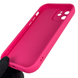 Чохол силіконовий Soft Touch для Apple iPhone 12 малиновий (Повний захист камери) 0039354 фото 3
