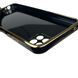 Чехол для Samsung Galaxy A22 5G SM-A226 с кольцом MagSafe с золотой окантовкой на самсунг а22 черный gs1 0021474 фото 3