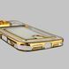 Чехол для Apple iPhone 16 Pro Max с золотой окантовкой с карманом для карт на айфон 16 про макс золотой 0013034 фото 4