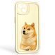 Чехол силиконовый оригинальный Soft Touch с 3D принтом мема сибу для Apple iPhone 13 молочный (Полная защита камеры) 0047301 фото 1