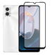 Захисне скло для телефона Motorola E22i протиударне повноекранне на моторола е22і чорне 0038529 фото 1