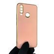 Чехол для Vivo Y17 с защитой камеры с золотой окантовкой на виво у17 пудровый gs1 0020263 фото