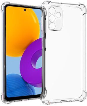Чохол для Samsung Galaxy M52 5G SM-M526B з бронь кутами вище екрана протиударний на самсунг м52 прозорий 0002458 фото