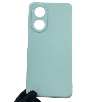 Чехол для OPPO A58 4G с квадратными гранями с защитой камеры на оппо а58 4г серый 0012432 фото