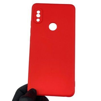 Чохол для Xiaomi Redmi Note 5 з квадратними гранями із захистом камери на сяомі редмі нот 5 червоний 0012884 фото
