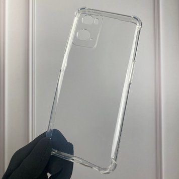 Чехол для OPPO A96 с бронь углами углы выше экрана противоударный на оппо а96 прозрачный 0000350 фото