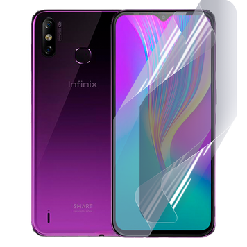 Плёнка гидрогелевая для Infinix Smart 4c глянцевая противоударная на инфиникс смарт 4с прозрачная 0035342 фото