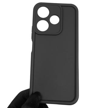 Чохол силіконовий Soft Touch для Xiaomi Redmi 13 4G чорний (Повний захист камери) 0039835 фото