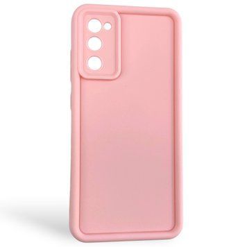 Чехол силиконовый Soft Touch для Samsung Galaxy S20 FE розовый (Полная защита камеры) 0054023 фото