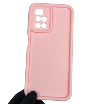 Чохол силіконовий Soft Touch для Xiaomi Redmi 10 рожевий (Повний захист камери) 0039783 фото