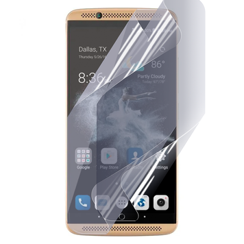 Плёнка гидрогелевая для ZTE Axon 7 глянцевая противоударная на зте аксон 7 прозрачная 0035392 фото