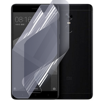Плёнка гидрогелевая для Xiaomi Redmi Note 4x глянцевая противоударная на сяоми редми нот 4х прозрачная 0003473 фото