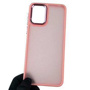 Чохол для Motorola Moto E13 PAXT0034 протиударний матовий напівпрозорий з високими бортами на моторола е13 рожевий 0000754 фото