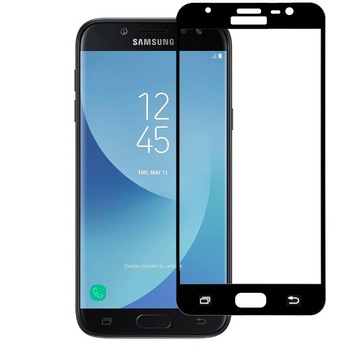 Защитное стекло для телефона Samsung Galaxy J5 2017 (SM-J530H) противоударное на самсунг г5 2017 черное 0038334 фото