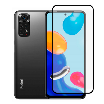Защитное стекло для телефона Xiaomi Redmi Note 11S противоударное полноэкранное на сяоми редми нот 11с черное 0038904 фото
