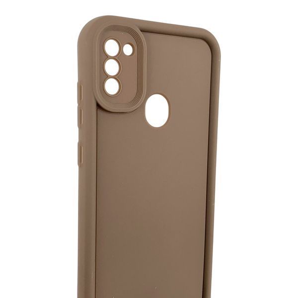 Чехол силиконовый Soft Touch для Samsung Galaxy A11 коричневый (Полная защита камеры) 0053973 фото