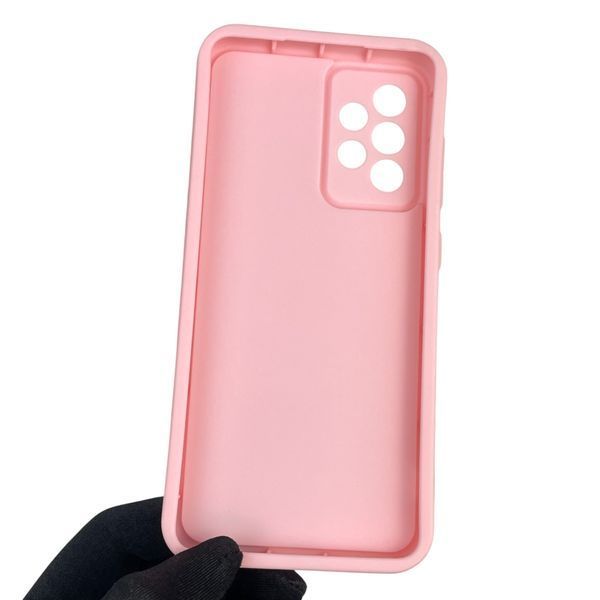 Чохол силіконовий оригінальний Soft Touch з 3D принтом чарівна мінні маус для Samsung Galaxy A52 5G (SM-A526) рожевий (Повний захист камери) 0049826 фото