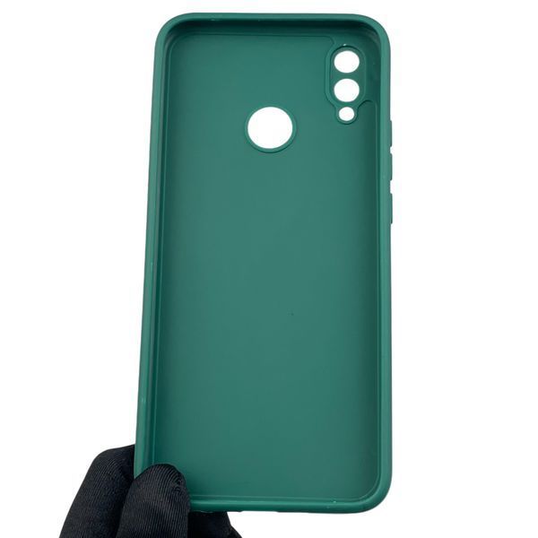 Чехол для Huawei P Smart Plus с квадратными гранями с защитой камеры на хуавей п смарт плюс зелёный 0012339 фото