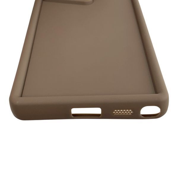 Чохол силіконовий Soft Touch для Samsung Galaxy S22 Ultra коричневий (Повний захист камери) 0054068 фото
