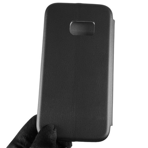Чохол-книжка для Samsung Galaxy S7 (SM-G930) з підставкою на самсунг с7 чорна 0008495 фото