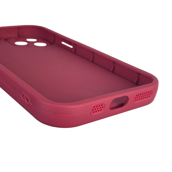 Чохол силіконовий Soft Touch з 3D принтом для Apple iPhone 11 Pro бордовий (Повний захист камери) 0040221 фото