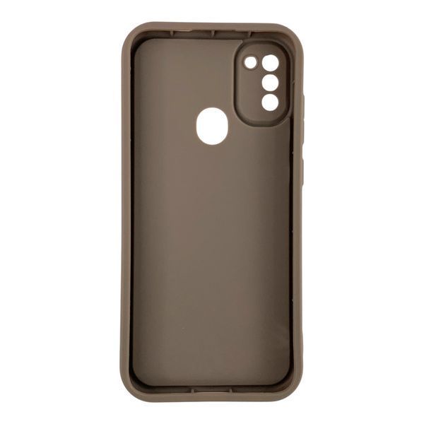 Чехол силиконовый Soft Touch для Samsung Galaxy A11 коричневый (Полная защита камеры) 0053973 фото
