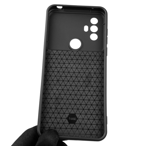 Чехол для TCL 305 бронированный с кольцом со шторкой на тсл 305 чёрный rg1 0016076 фото