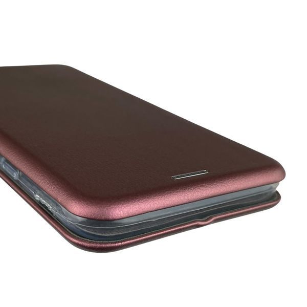 Чехол-книжка для Samsung Galaxy J4 2018 (SM-J400) с подставкой на самсунг гелакси дж4 бордовая 0012945 фото