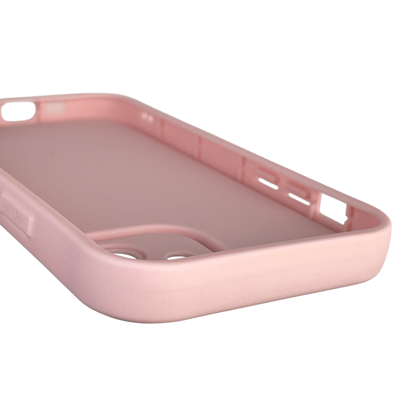 Чехол силиконовый Soft Touch для Apple iPhone 12 розовый (Полная защита камеры) 0039356 фото