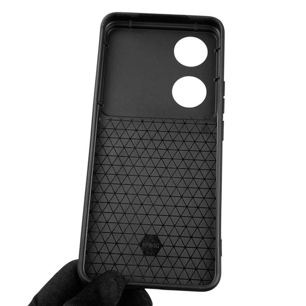Чехол для Honor 90 бронированный с кольцом со шторкой на хонор 90 чёрный rg1 0015613 фото