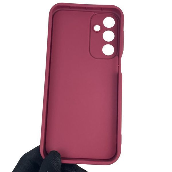 Чохол силіконовий оригінальний Soft Touch з 3D принтом кумедний тед ведмідик для Samsung Galaxy A16 5G (SM-A166) бордовий (Повний захист камери) 0048589 фото